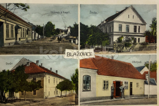 500 Kč BOV Pohlednice Blažovice OBCHODY, CZE106260