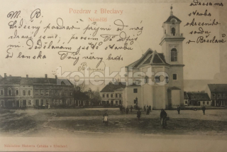 350 Kč BV Pohlednice Břeclav, CZE106700