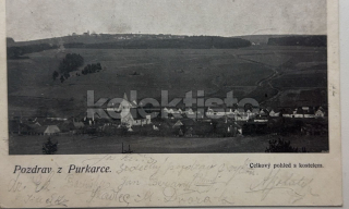500 Kč CB Pohlednice Hluboká nad Vltavou-Purkarec, CZE106939