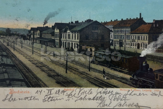 600 Kč CB Pohlednice České Budějovice NÁDRAŽÍ, CZE106943
