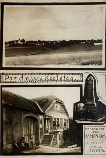 600 Kč CB Pohlednice Hluboká nad Vltavou-Kostelec, CZE106984