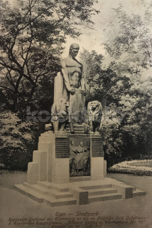 360 Kč CH Pohlednice Cheb POMNÍKY, CZE107455
