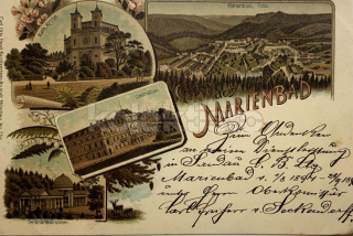 450 Kč CH Pohlednice Mariánské Lázně, CZE107780