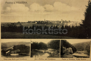 300 Kč CK Pohlednice Velešín, CZE107856