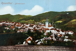 380 Kč CK Pohlednice Rožmitál na Šumavě, CZE107900