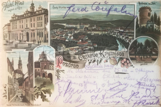 700 Kč CK Pohlednice Český Krumlov, CZE108074