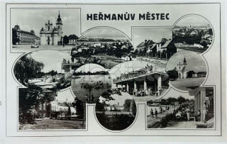 260 Kč CR Pohlednice Heřmanův Městec, CZE108520
