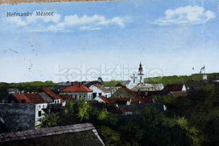 380 Kč CR Pohlednice Heřmanův Městec, CZE108597