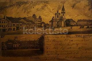 500 Kč CR Pohlednice Heřmanův Městec, CZE108630