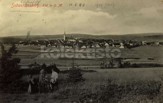 360 Kč CV Pohlednice Hora Svatého Šebestiána, CZE108844