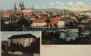 200 Kč CV Pohlednice Kadaň KASÁRNY, CZE109014