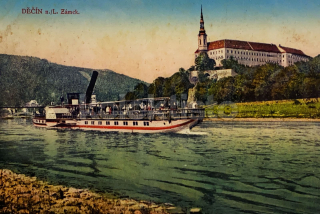 160 Kč DC Pohlednice Děčín, CZE109369