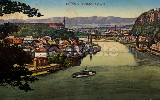 160 Kč DC Pohlednice Děčín, CZE109374