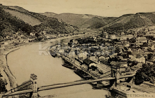 160 Kč DC Pohlednice Děčín, CZE109380