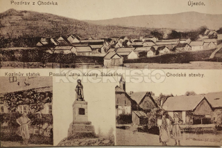 140 Kč DO Pohlednice Újezd, CZE109906