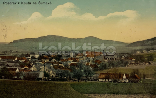 250 Kč DO Pohlednice Kout na Šumavě, CZE109929