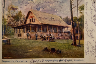 250 Kč DO Pohlednice Čerchov ROZHLEDNY, CZE109931