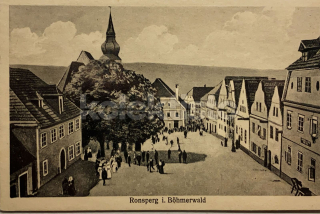 300 Kč DO Pohlednice Poběžovice, CZE109947
