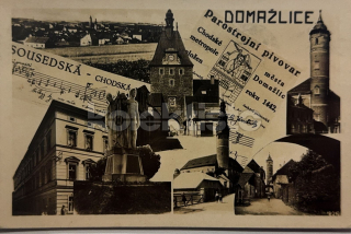 320 Kč DO Pohlednice Domažlice, CZE109949