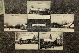 360 Kč DO Pohlednice Osvračín, CZE109984