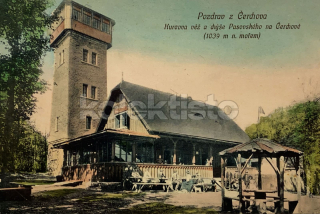 360 Kč DO Pohlednice Čerchov ROZHLEDNY, CZE109989