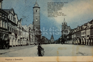 160 Kč DO Pohlednice Domažlice, CZE110080