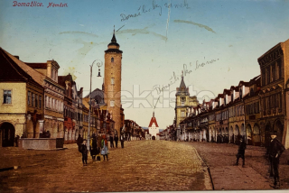 160 Kč DO Pohlednice Domažlice, CZE110084