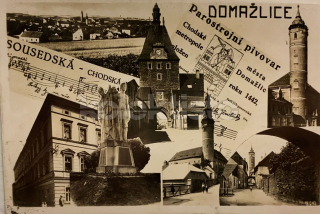 180 Kč DO Pohlednice Domažlice, CZE110096