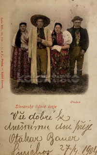 220 Kč DO Pohlednice Domažlice KROJE, CZE110105