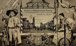 270 Kč DO Pohlednice Domažlice, CZE110118