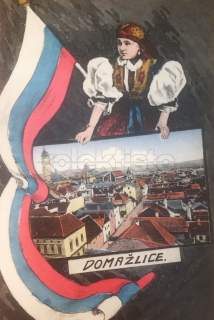 460 Kč DO Pohlednice Domažlice, CZE110155