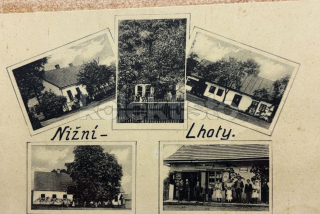 1150 Kč FM Pohlednice Nižní Lhoty, CZE110211