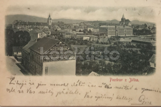 360 Kč JC Pohlednice Jičín OBCHODY, CZE111339