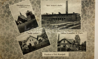 360 Kč JC Pohlednice Kozojedy TOVÁRNY, OBCHODY, CZE111347