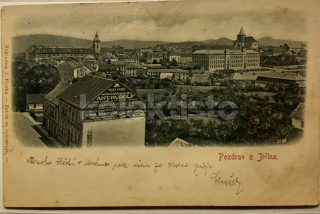400 Kč JC Pohlednice Jičín OBCHODY, CZE111385