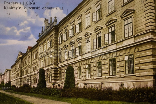 300 Kč JC Pohlednice Jičín KASÁRNY, CZE111540