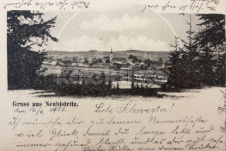 460 Kč JH Pohlednice Nová Bystřice, CZE111871