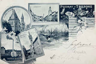 500 Kč JH Pohlednice Třeboň, CZE111876