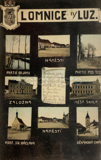 450 Kč JH Pohlednice Lomnice nad Lužnicí, CZE112028