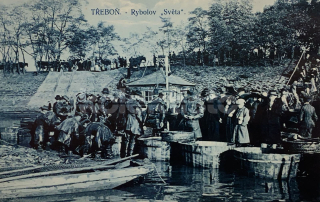 320 Kč JH Pohlednice Třeboň RYBÁŘI, CZE112131
