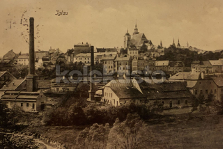 360 Kč JI Pohlednice Jihlava TOVÁRNY, CZE112288