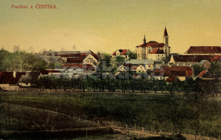 360 Kč KH Pohlednice Čestín, CZE113042