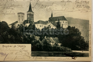 350 Kč KH Pohlednice Sázava, CZE113244