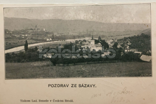 360 Kč KH Pohlednice Sázava, CZE113247