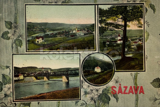 460 Kč KH Pohlednice Sázava, CZE113250