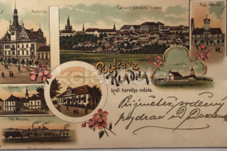 600 Kč KL Pohlednice Kladno, CZE113592