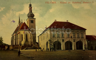 180 Kč KL Pohlednice Velvary, CZE113691