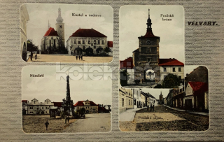 280 Kč KL Pohlednice Velvary, CZE113698