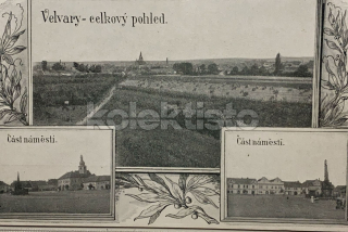 320 Kč KL Pohlednice Velvary, CZE113705