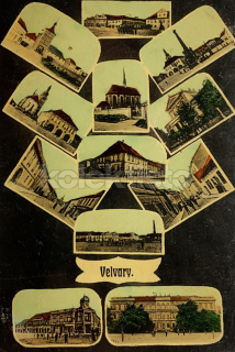 360 Kč KL Pohlednice Velvary, CZE113708